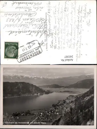 243507,Sattendorf am Ossiachersee Totale m. Julische Alpen pub Franz Schilcher 424