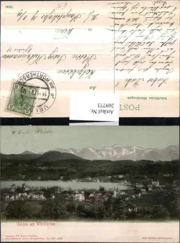 269773,Velden am Wörthersee Totale Bergkulisse