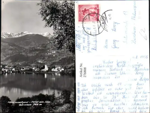 276808,Feld am See Totale Bergkulisse