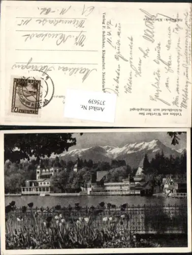 375639,Velden am Wörthersee Schlosshotel m. Mittagskogel Bergkulisse