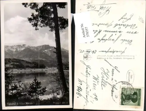 378357,Faakersee See b. Villach Bergkulisse