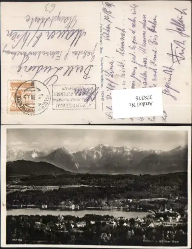 378376,Velden am Wörthersee Totale Bergkulisse