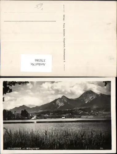378386,Faakersee See b. Faak m. Mittagskogel Bergkulisse pub Franz Schilcher 356