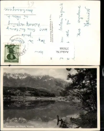 378388,Faakersee See b. Villach Faak Bergkulisse