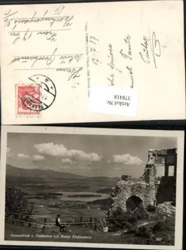 378418,Faakersee See b. Faak von d. Ruine Finkenstein
