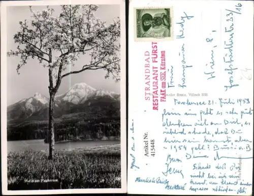 415448,Faakersee See b. Faak am See Bergkulisse