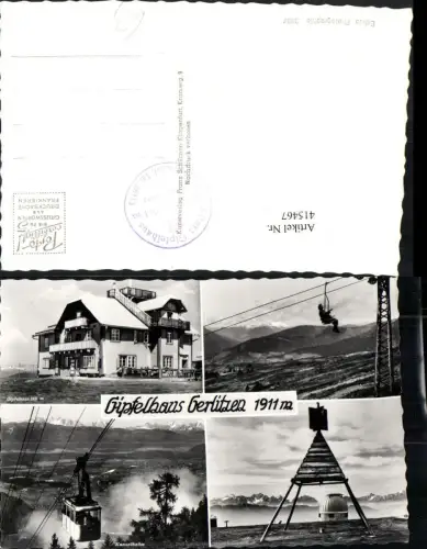 415467,Gipfelhaus Gerlitzen b. Treffen Seilbahn Sessellift Mehrbildkarte