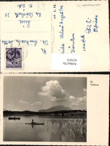 415475,Faakersee See b. Faak Ruderboote pub Franz Schilcher 3096