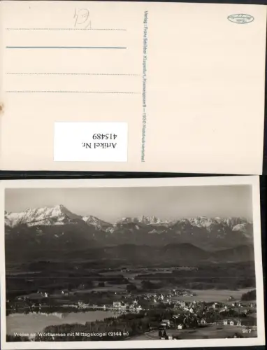 415489,Velden am Wörthersee Totale m. Mittagskogel Bergkulisse pub Franz Schilcher 917