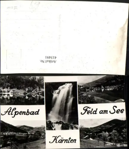 415491,Alpenbad Feld am See Totale Wasserfall Mehrbildkarte
