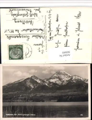 503693,Faakersee See b. Faak m. Mittagskogel Bergkulisse