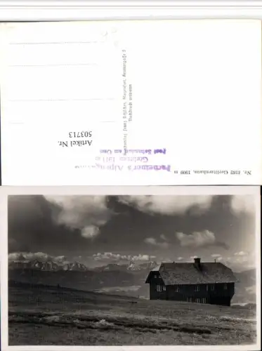 503713,Gerlitzenhaus Berghütte b. Sattendorf Arriach Bergkulisse