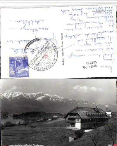 503720,Jugenderholungsheim Faakersee b. Faak am See Bergkulisse