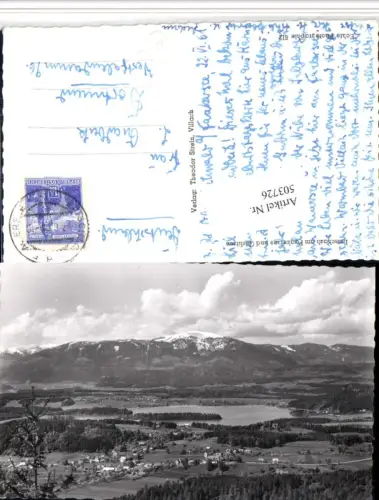 503726,Latschach am Faakersee Totale m. Gerlitzen Bergkulisse