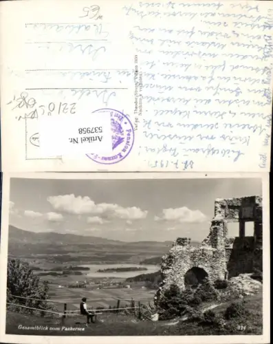 537958,Faak am See Faakersee Drobollach Ruine Finkenstein