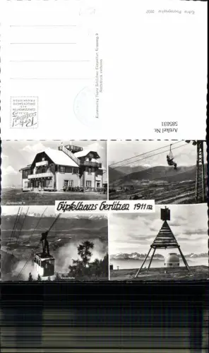 585031,Mehrbild Ak Treffen am Ossiacher See Gipfelhaus Gerlitzen Seilbahn Kanzelbahn Gondel