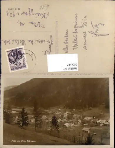 585342,Foto Ak Feld a. See Totale pub Ludwig Berger