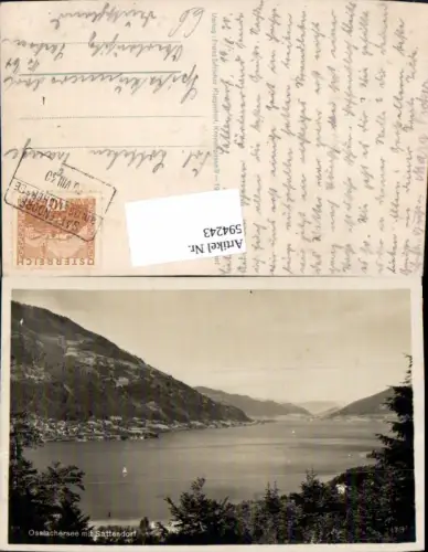 594243,Foto Ak Sattendorf Treffen Ossiacher See