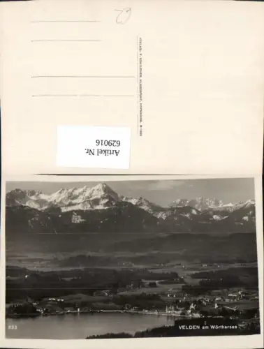 629016,Foto Ak Velden am Wörthersee Totale