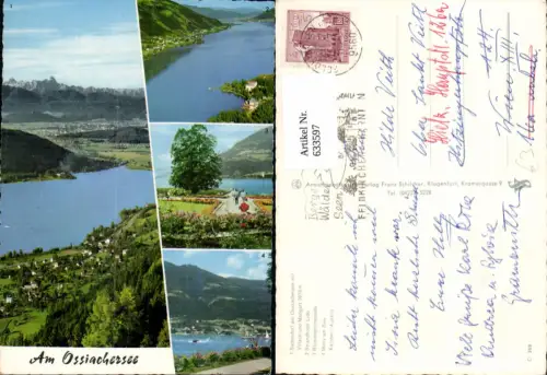 633597,Mehrbild Ak Sattendorf Ossiachersee Strandbad Lido Treffen am Ossiacher See
