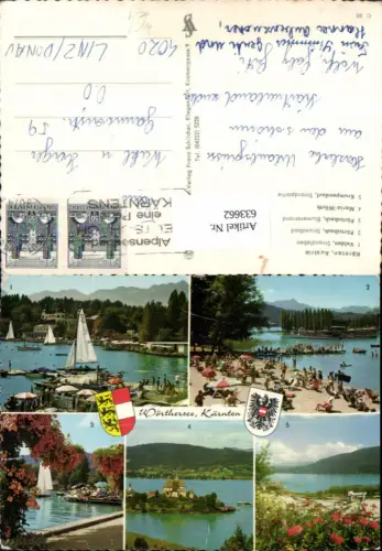 633662,Mehrbild Ak Wörthersee Velden Pörtschach Maria Wörth