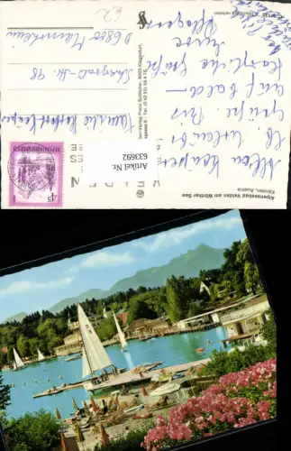 633692,Velden a. Wörthersee Alpenseebad Segelboot