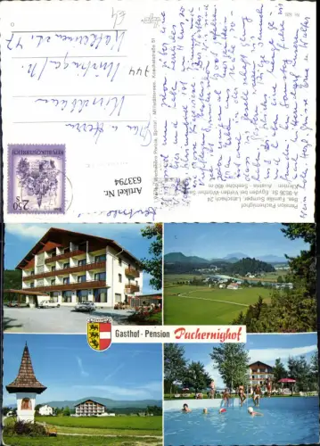 633794,Mehrbild Ak St Egyden b. Velden a. Wörthersee Pension Pachernighof