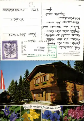 633823,Mehrbild Ak Bertahütte Mittagskogel Ledenitzen Finkenstein am Faaker See