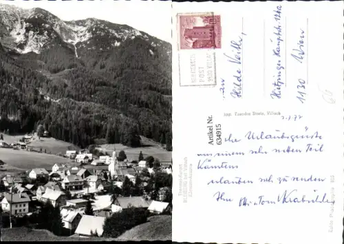 634915,Foto Ak Bad Bleiberg b. Villach Ansicht