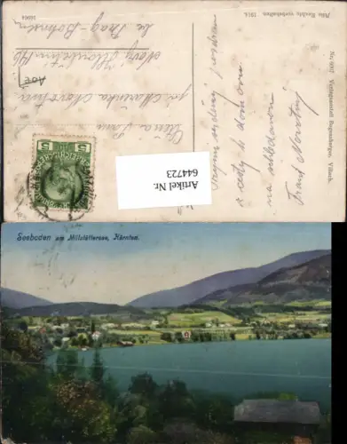 644723,Seeboden am Millstättersee 1914