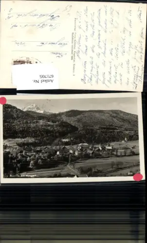 671705,Foto Ak Maglern mit Mangart Thörl-Maglern