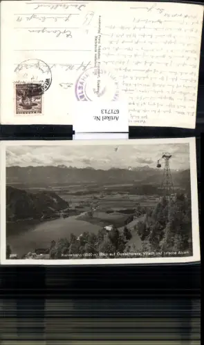 671713,Foto Ak Treffen am Ossiacher See Annenheim Kanzelbahn Blick auf Ossiachersee