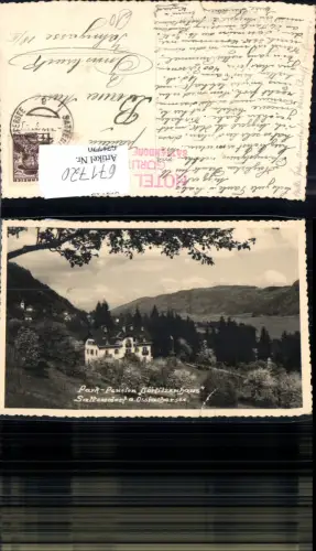 671720,Foto Ak Treffen am Ossiacher See Sattendorf Park-Pension Görlitzenhaus