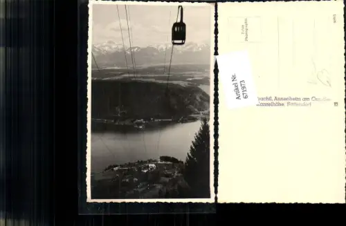 671973,Foto Ak Annenheim Treffen a. Ossiachersee Kanzelbahn Seilbahn pub H. Brachtl