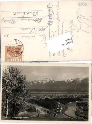 59960,Villach Partie am Ortsrand 1930 Schilcher 1701