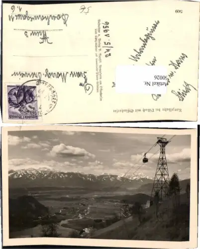 60026,Villach Kanzelbahn Seilbahn Ossiach Ossiachersee