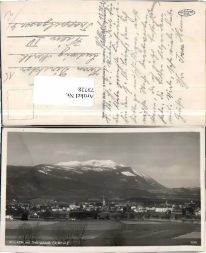 73728,Villach m. Dobratsch 1932