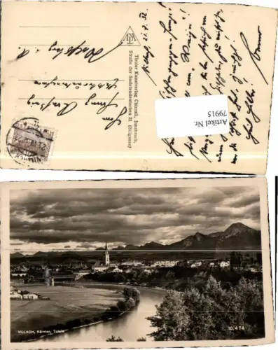 79915,Villach Blick zum Ort 1932