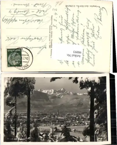 90093,Villach m. Mangart 1941