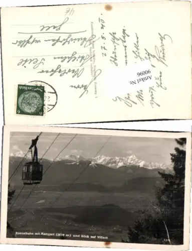 90096,Villach Kanzelbahn Mangart Seilbahn