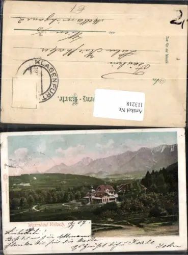 113218,Villach Stadt Warmbad Villach 1900
