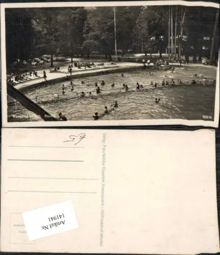 141941,Villach Warmbad Bassin 1930