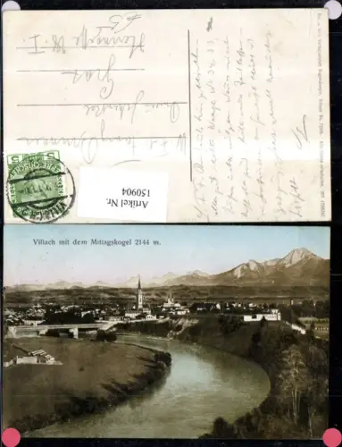 150904,Villach m. d. Mittagskogel Ansicht