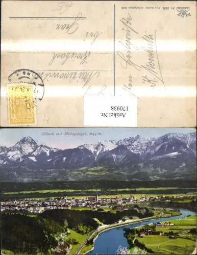 170938,Villach m. Mittagskogel Totale