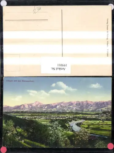 195011,Villach Totale m. d. Karawanken