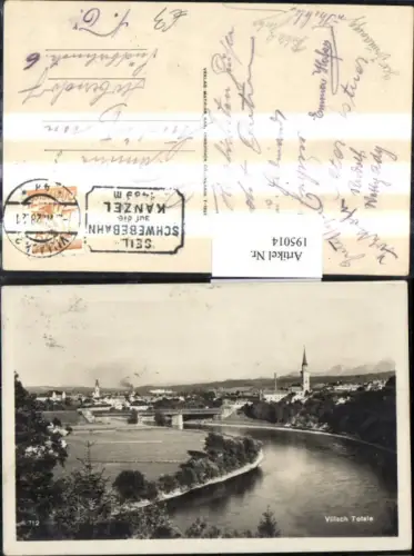 195014,Villach Teilansicht Brücke