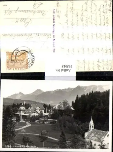 195018,Villach Warmbad Kapelle