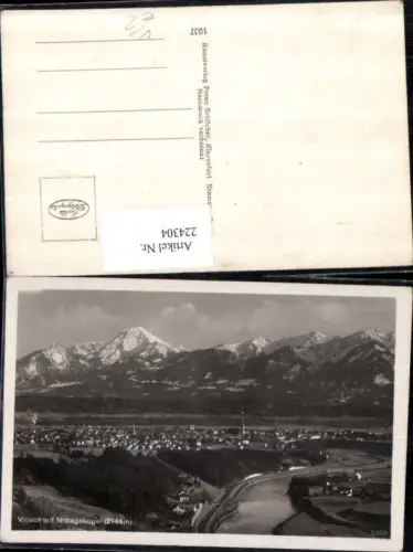 224304,Villach Totale m. Mittagskogel pub Franz Schilcher 1366