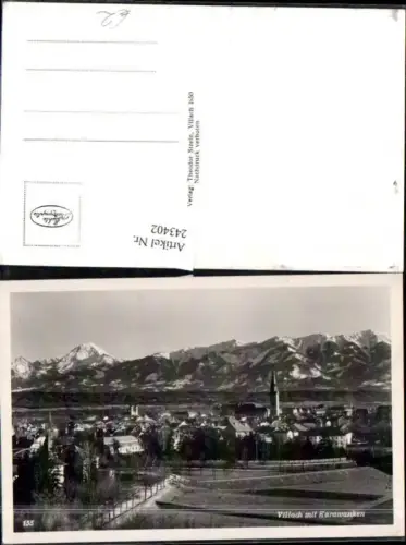 243402,Villach Totale m. Karawanken