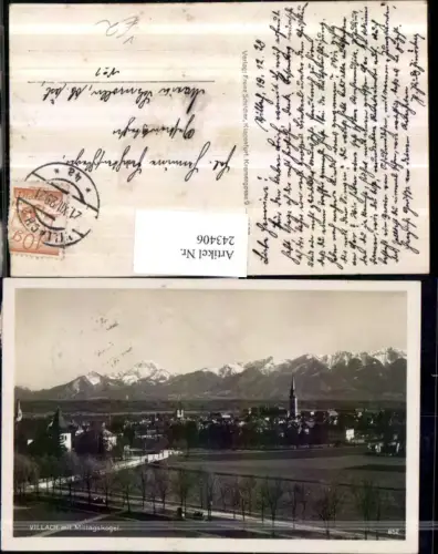 243406,Villach Totale m. Mittagskogel pub Franz Schilcher 852